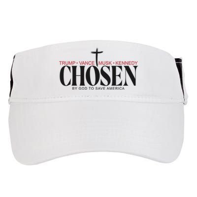 Chosen By God To Save America Trump Vance Musk Kennedy Adult Drive Performance Visor