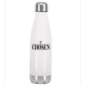 Chosen By God To Save America Trump Vance Musk Kennedy Stainless Steel Insulated Water Bottle