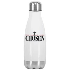 Chosen By God To Save America Trump Vance Musk Kennedy Stainless Steel Insulated Water Bottle