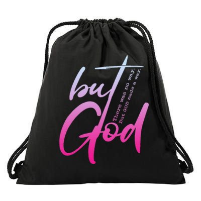 Christian But God Inspirational Gift John 316 Drawstring Bag