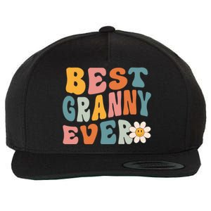 Cute Best Granny Ever Mothers Day Mom Grandma Gift Wool Snapback Cap