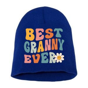 Cute Best Granny Ever Mothers Day Mom Grandma Gift Short Acrylic Beanie