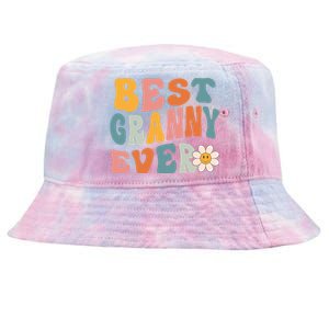 Cute Best Granny Ever Mothers Day Mom Grandma Gift Tie-Dyed Bucket Hat