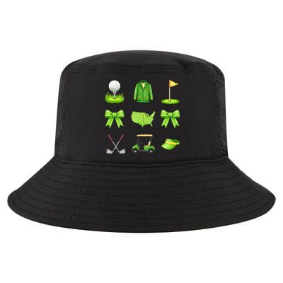 Coquette Bow Golf Tournament For Women Cool Comfort Performance Bucket Hat