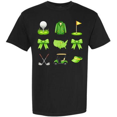 Coquette Bow Golf Tournament For Women Garment-Dyed Heavyweight T-Shirt