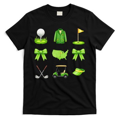 Coquette Bow Golf Tournament For Women T-Shirt