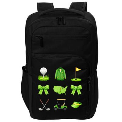 Coquette Bow Golf Tournament For Women Impact Tech Backpack