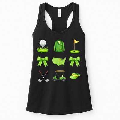 Coquette Bow Golf Tournament For Women Womens Tank Top