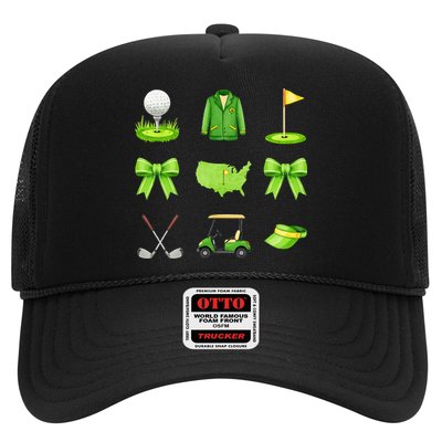 Coquette Bow Golf Tournament For Women Trucker Hat
