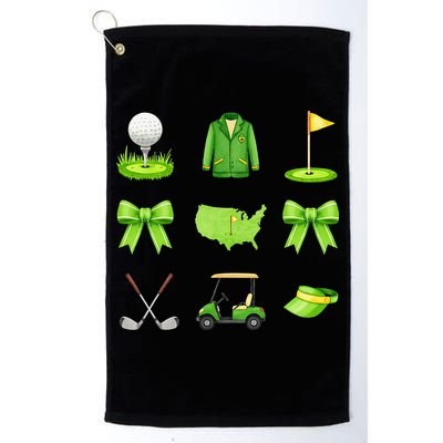 Coquette Bow Golf Tournament For Women Golf Towel