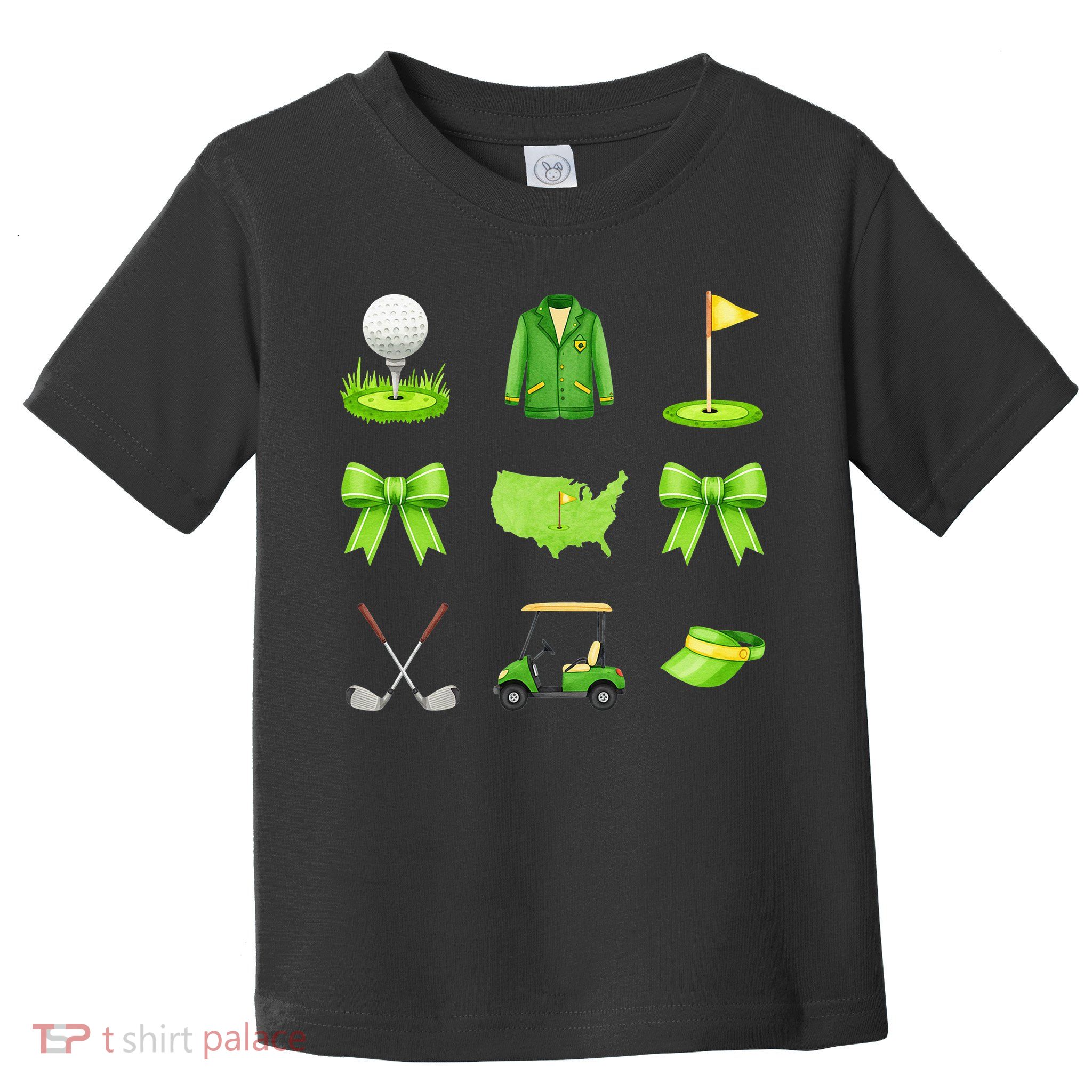 Coquette Bow Golf Tournament For Women Toddler T-Shirt