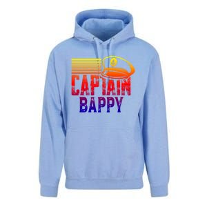 Captain Bappy Gift Sailing Captain Hat Boat Owner Boating Funny Gift Unisex Surf Hoodie