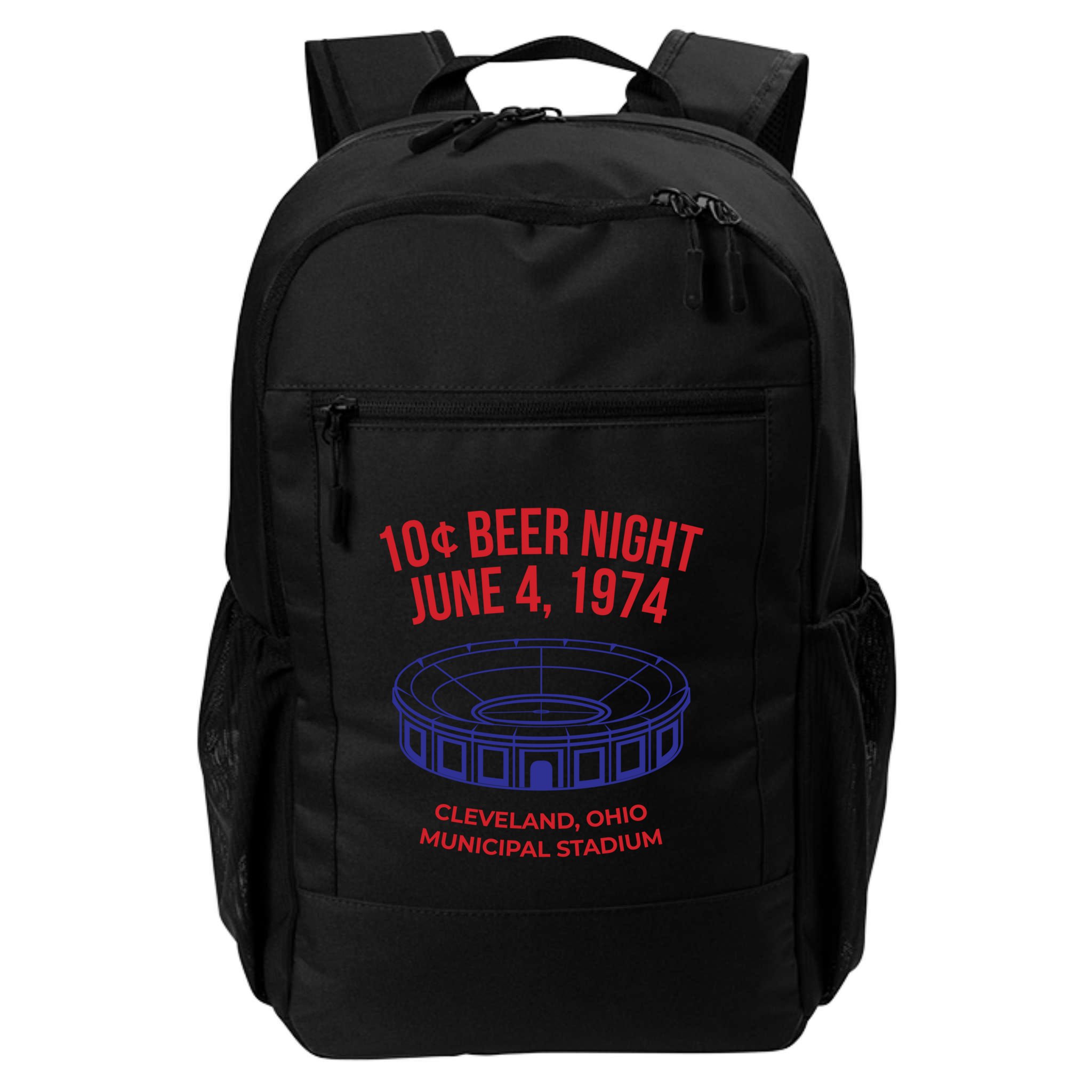 Cleveland Baseball Gift Retro 10 Cent Beer Night Gift Backpack