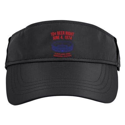 Cleveland Baseball Gift Retro 10 Cent Beer Night Gift Adult Drive Performance Visor