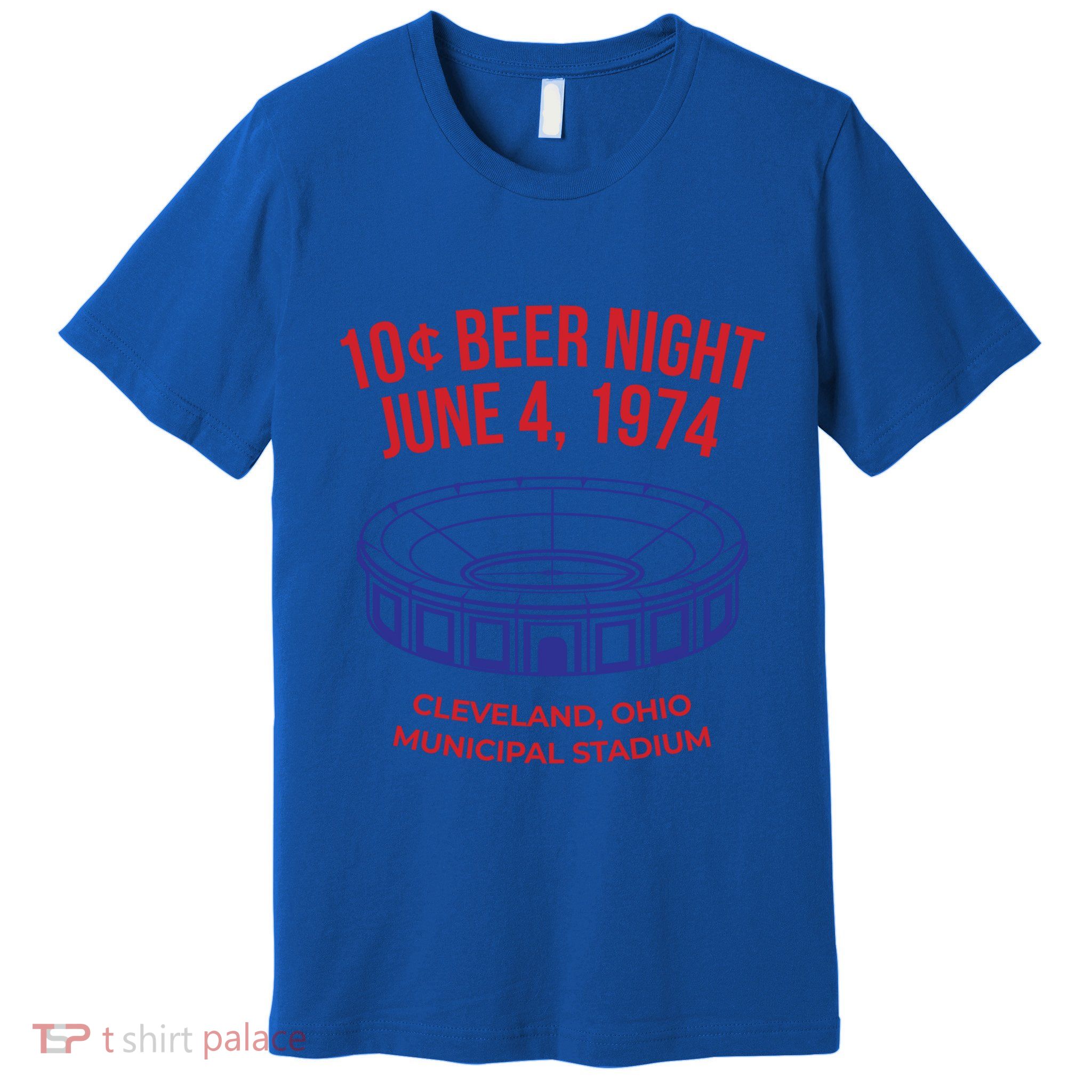 Cleveland Baseball Gift Retro 10 Cent Beer Night Gift Premium T-Shirt