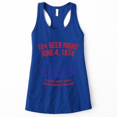 Cleveland Baseball Gift Retro 10 Cent Beer Night Gift Womens Tank Top