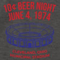 Cleveland Baseball Gift Retro 10 Cent Beer Night Gift Vector Backpack