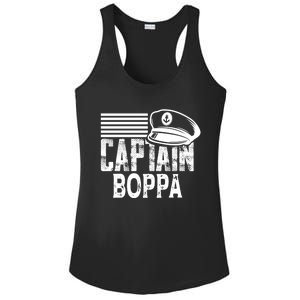 Captain Boppa Gift Sailing Captain Hat Boat Owner Boating Meaningful Gift Ladies PosiCharge Competitor Racerback Tank