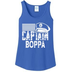 Captain Boppa Gift Sailing Captain Hat Boat Owner Boating Meaningful Gift Ladies Essential Tank