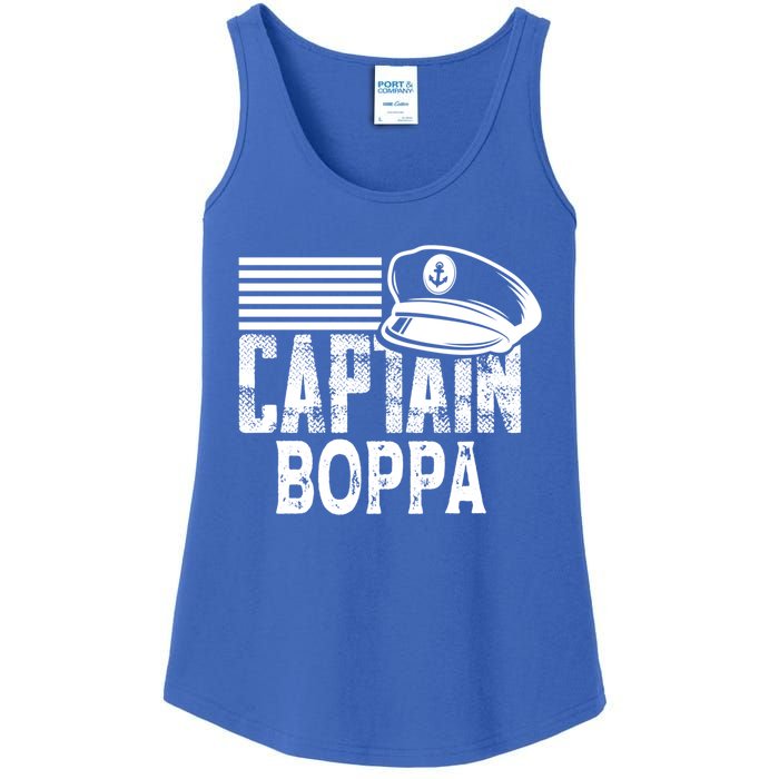 Captain Boppa Gift Sailing Captain Hat Boat Owner Boating Meaningful Gift Ladies Essential Tank