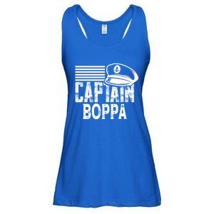 Captain Boppa Gift Sailing Captain Hat Boat Owner Boating Meaningful Gift Ladies Essential Flowy Tank