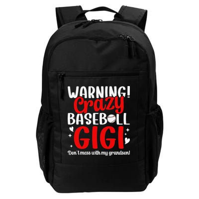 Crazy Baseball Gigi Grandma Gigi Of A Baseball Player Gigi Backpack
