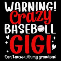 Crazy Baseball Gigi Grandma Gigi Of A Baseball Player Gigi Backpack