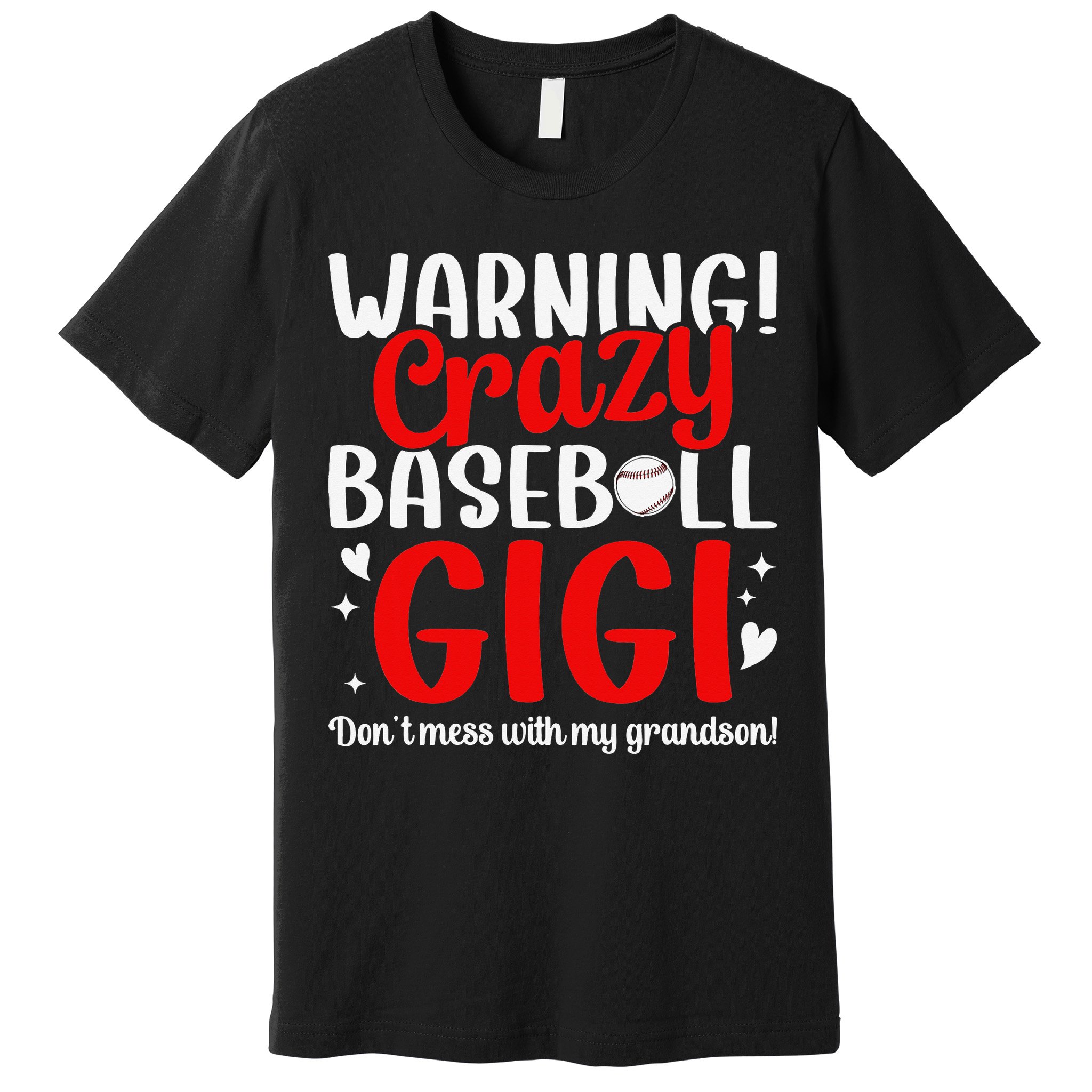 Crazy Baseball Gigi Grandma Gigi Of A Baseball Player Gigi Premium T-Shirt