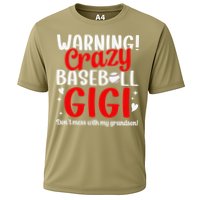 Crazy Baseball Gigi Grandma Gigi Of A Baseball Player Gigi Cooling Performance Crew T-Shirt