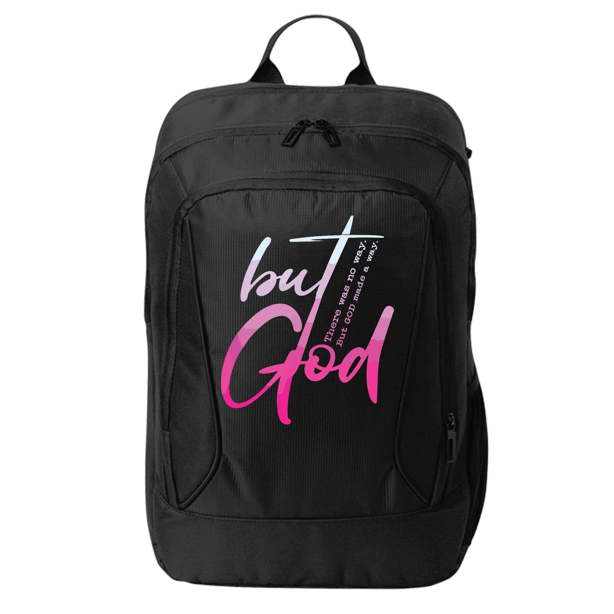 Christian But God Inspirational Gift John City Backpack
