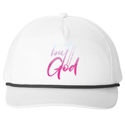 Christian But God Inspirational Gift John Snapback Five-Panel Rope Hat