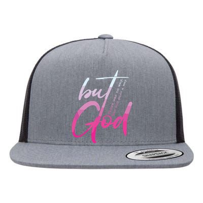 Christian But God Inspirational Gift John Flat Bill Trucker Hat