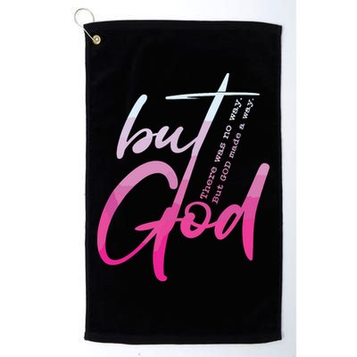 Christian But God Inspirational Gift John Golf Towel