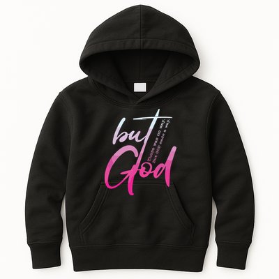 Christian But God Inspirational Gift John Kids Hoodie