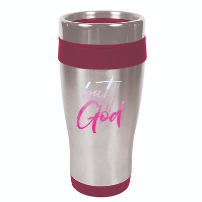 Christian But God Inspirational Gift John 16oz Travel Tumbler