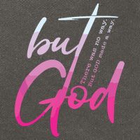 Christian But God Inspirational Gift John Cotton Canvas Backpack