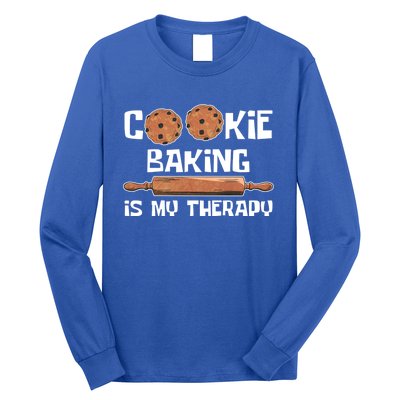 Cookie Baking Great Gift Cookie Baking Is My Therapy Gift Long Sleeve Shirt