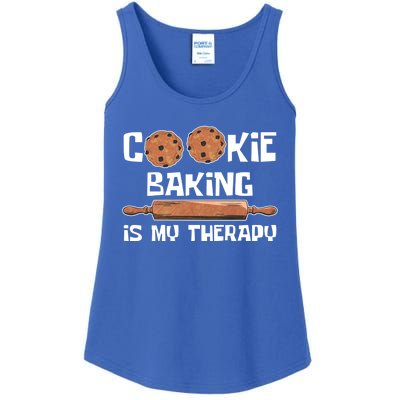 Cookie Baking Great Gift Cookie Baking Is My Therapy Gift Ladies Essential Tank