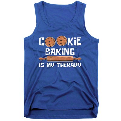 Cookie Baking Great Gift Cookie Baking Is My Therapy Gift Tank Top