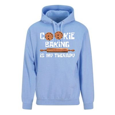 Cookie Baking Great Gift Cookie Baking Is My Therapy Gift Unisex Surf Hoodie