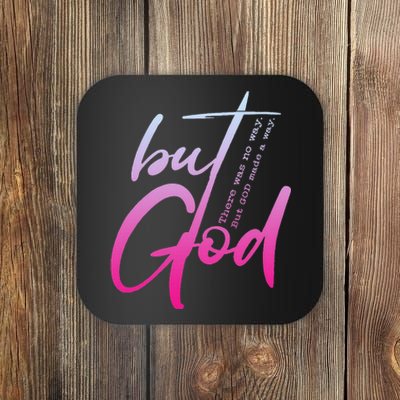 Christian But God Inspirational Gift John 316 Coaster