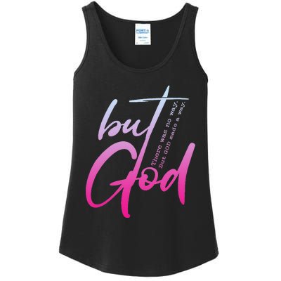 Christian But God Inspirational Gift John 316 Ladies Essential Tank