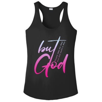 Christian But God Inspirational Gift John 316 Ladies PosiCharge Competitor Racerback Tank