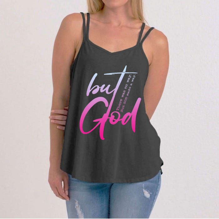 Christian But God Inspirational Gift John 316 Women's Strappy Tank