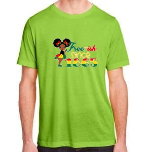 Cute Black Girl Juneteenth Freeish Since 1865 Black History Gift African Pride Adult ChromaSoft Performance T-Shirt