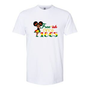 Cute Black Girl Juneteenth Freeish Since 1865 Black History Gift African Pride Softstyle CVC T-Shirt