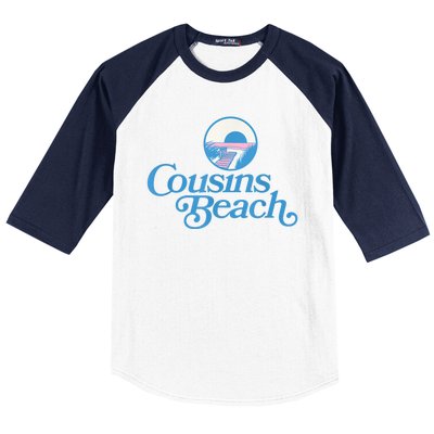 Cousins Beach Graphic White Baseball Sleeve Shirt