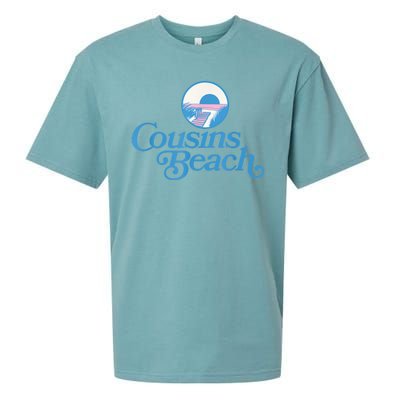 Cousins Beach Graphic White Sueded Cloud Jersey T-Shirt