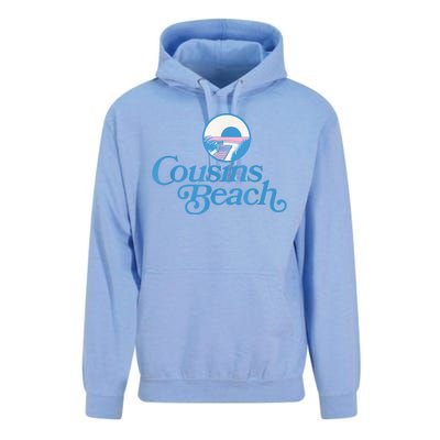 Cousins Beach Graphic White Unisex Surf Hoodie