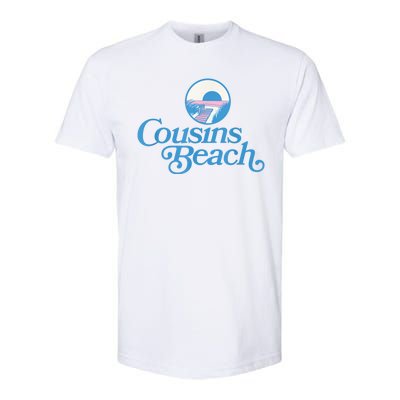 Cousins Beach Graphic White Softstyle CVC T-Shirt